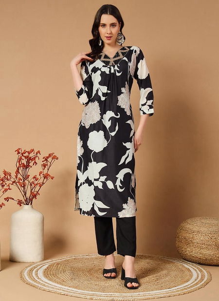 Vt Designer Muslin Printed Kurti With Bottom Wholesale Shop In Surat Catalog